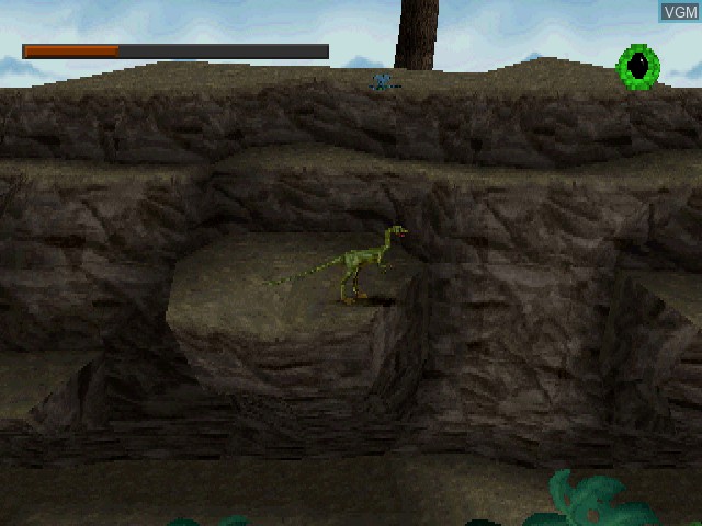 In-game screen of the game Lost World, The - Jurassic Park on Sony Playstation