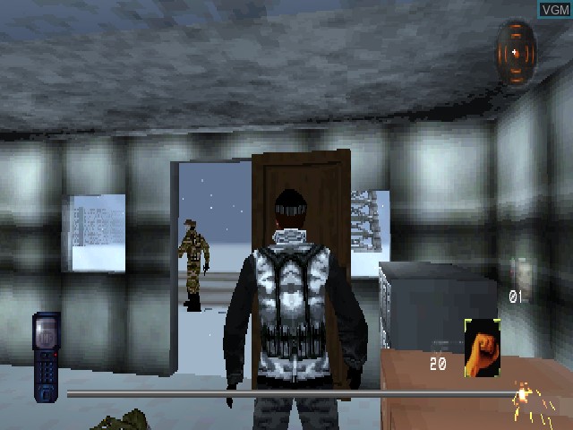 In-game screen of the game Mission - Impossible on Sony Playstation
