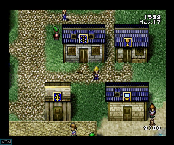 In-game screen of the game Daikoukai Jidai II on Sega Saturn