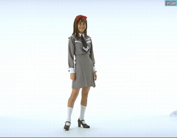 In-game screen of the game Private Idol Disc - Tokobetsu-Hen Cosplayers on Sega Saturn