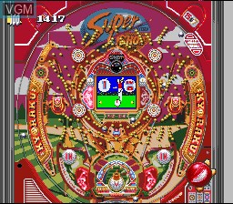 In-game screen of the game Hissatsu Pachinko Collection 4 on Nintendo Super NES