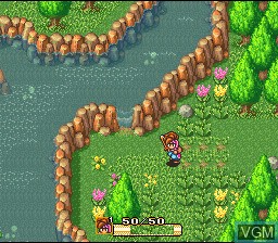 In-game screen of the game Secret of Mana on Nintendo Super NES