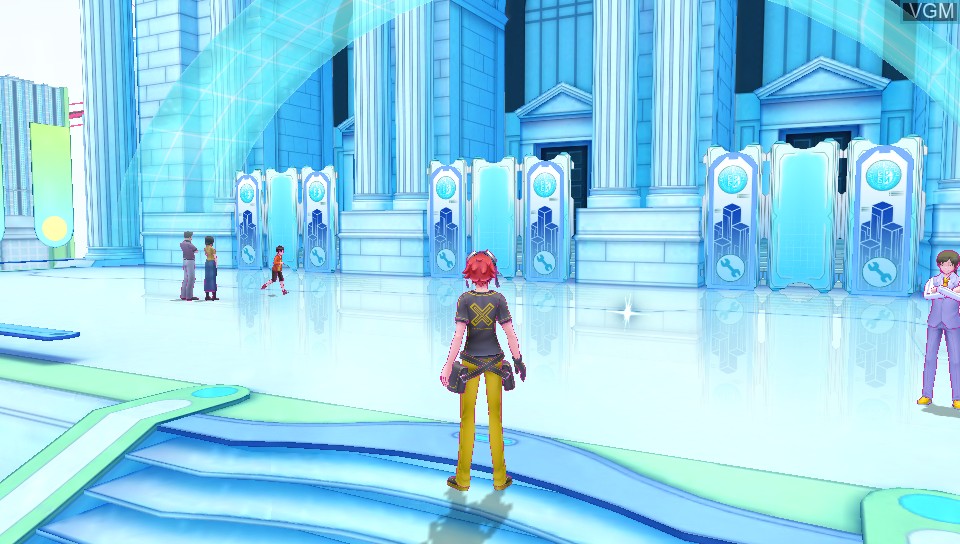 In-game screen of the game Digimon Story Cyber Sleuth on Sony PS Vita