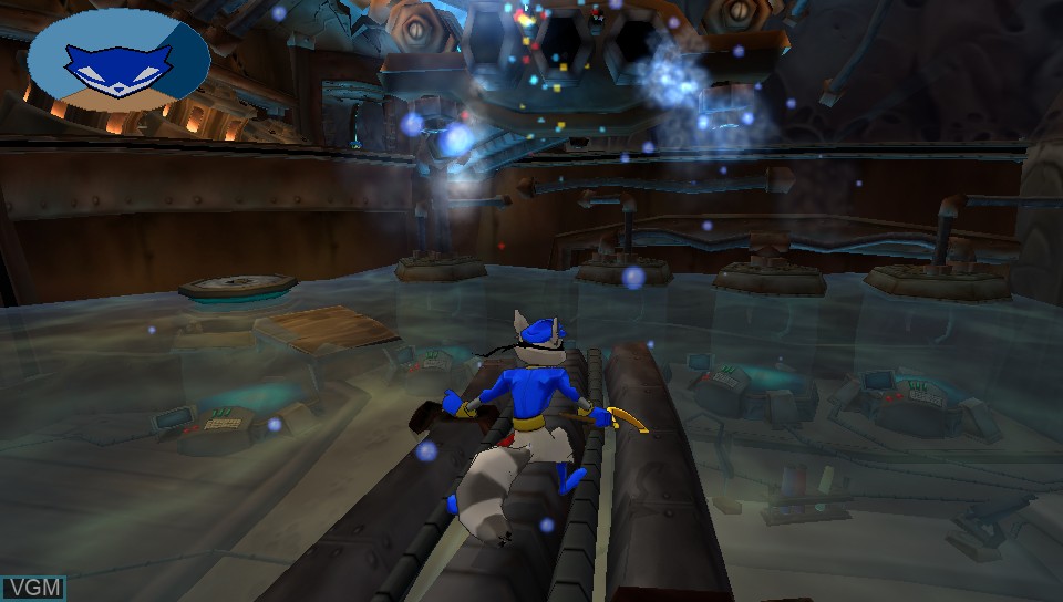 In-game screen of the game Sly 3 - Honor Among Thieves on Sony PS Vita