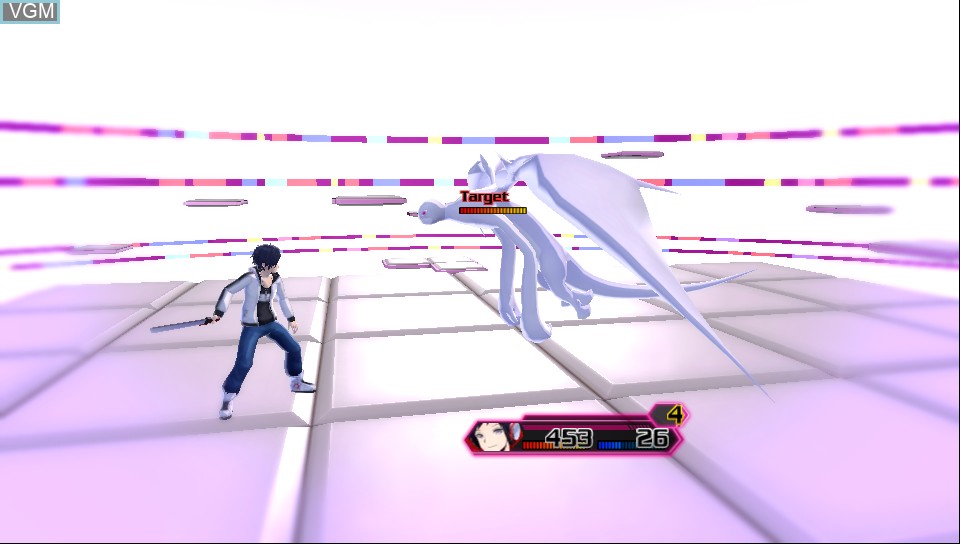 In-game screen of the game Akiba's Beat on Sony PS Vita
