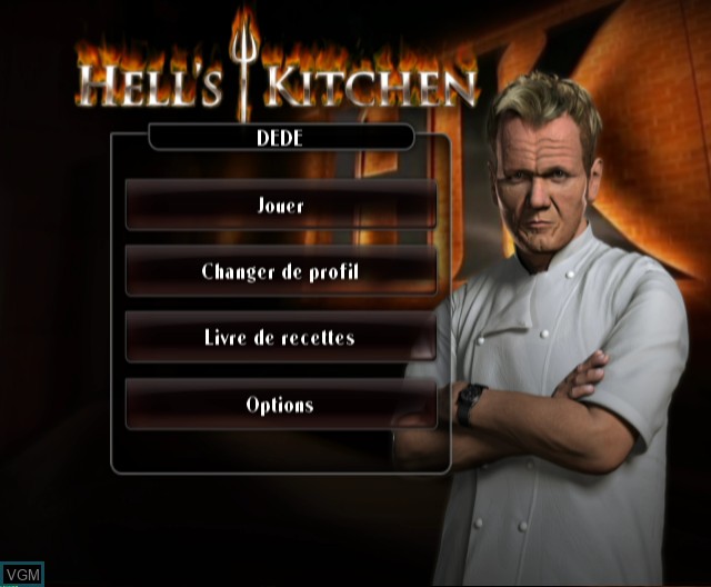 hell's kitchen wii game