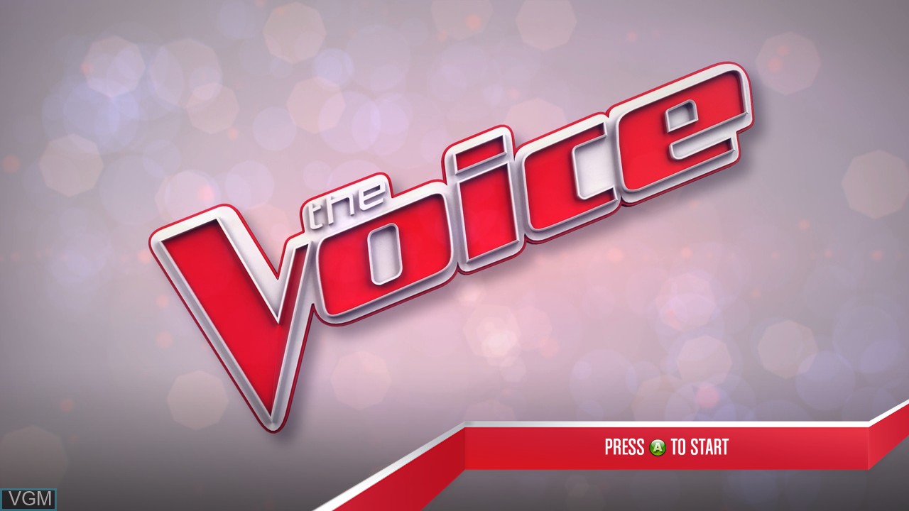 the voice i want you xbox 360