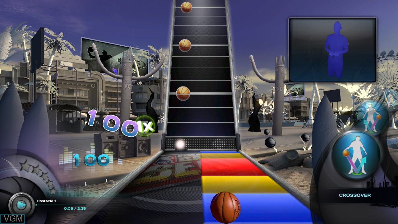 XBOX 360 Kinect NBA Baller Beats Game, Basketball, and PANINI Trading Cards  NEW