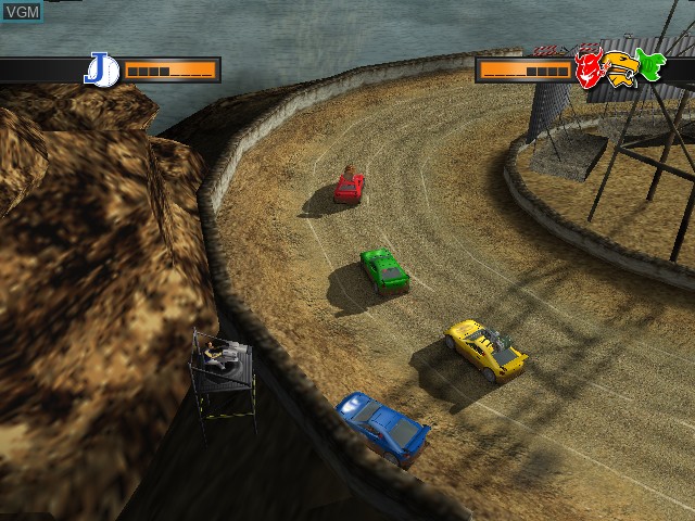 In-game screen of the game Drive to Survive on Microsoft Xbox