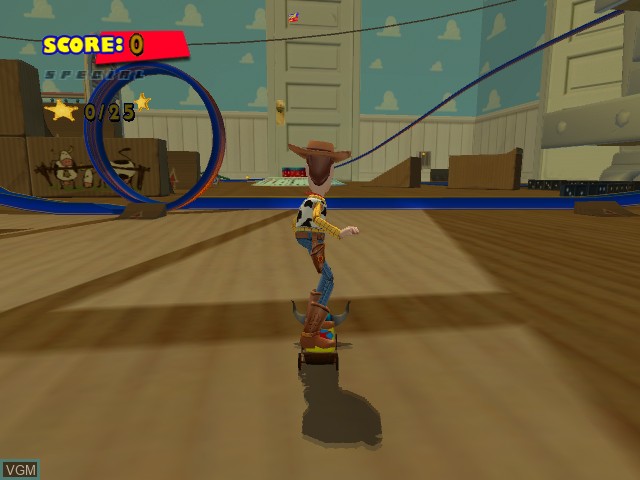 In-game screen of the game Disney's Extreme Skate Adventure on Microsoft Xbox