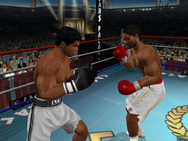 In-game screen of the game Knockout Kings 2002 on Microsoft Xbox