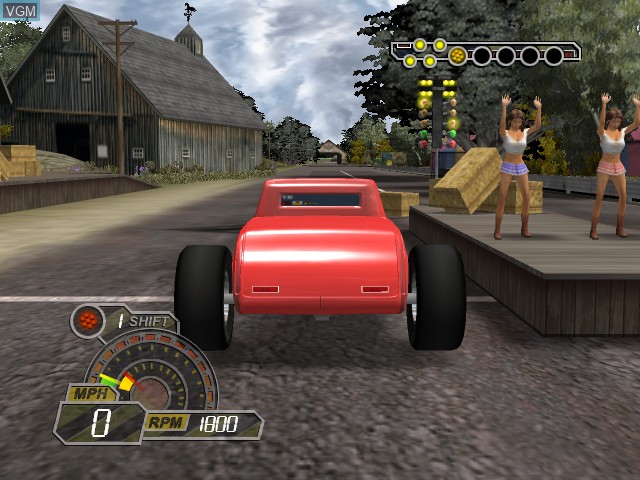 In-game screen of the game IHRA Drag Racing - Sportsman Edition on Microsoft Xbox