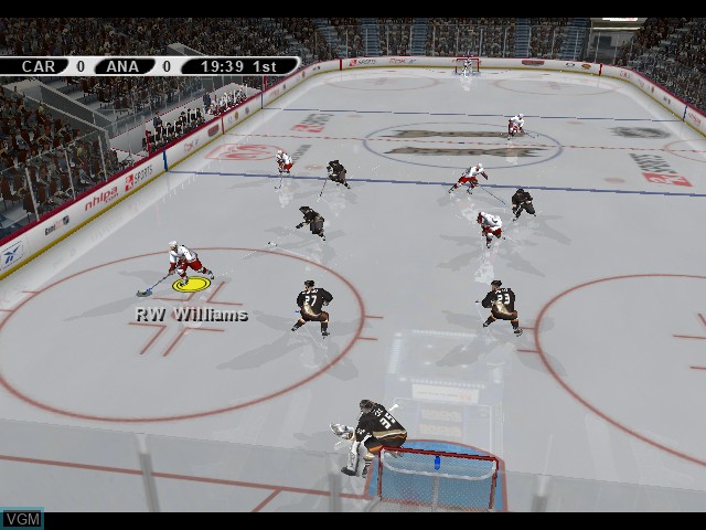 In-game screen of the game NHL 2K7 on Microsoft Xbox